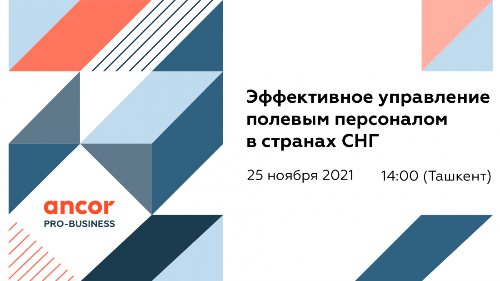 ANCOR PRO-Business: Эффективное управление полевым персоналом в странах СНГ ANCOR PRO-Business: Эффективное управление полевым персоналом в странах СНГ